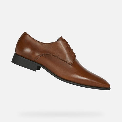 Geox High Life Formelle Sko Herre Mørke | 08679-JGBS