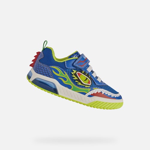 Geox Inek Light-up Shoes Drenge Kongeblå | 90873-IKZQ