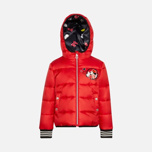 Geox Jaylon Dunjakker Pige Rød | 75842-AITW