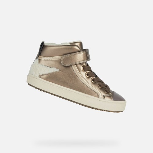 Geox Kalispera Sneakers Pige Hvide | 03859-TOJI