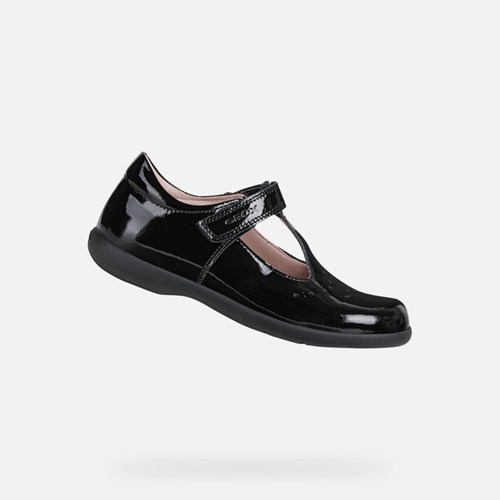 Geox Naimara Uniform Sko Pige Sort | 56108-KJQL