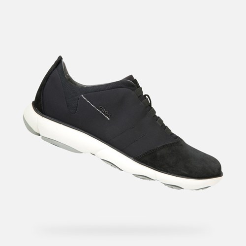 Geox Nebula Slip On Sko Herre Sort | 29680-KAWQ
