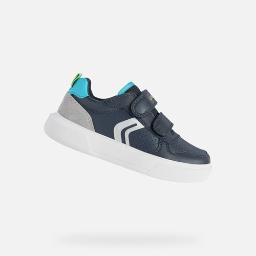 Geox Nettuno Sneakers Drenge Mørkeblå | 38021-SAPW