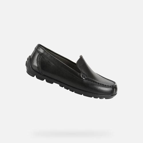 Geox New Fast Uniform Sko Drenge Sort | 90286-QWTV