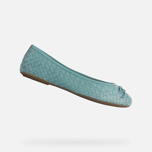 Geox Palmaria Ballerina Sko Dame Sage | 29875-BNGU