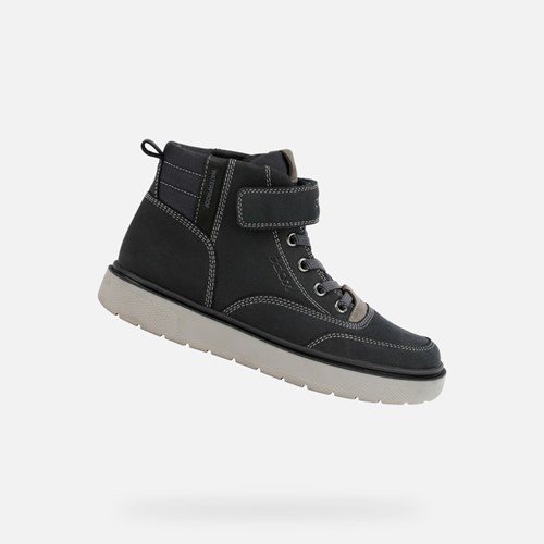 Geox Riddock Mid-calf Boots Drenge Mørkeblå Sort | 29753-LRED