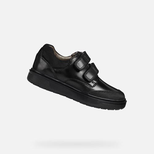 Geox Riddock Slip On Sko Drenge Sort | 61540-DFIW