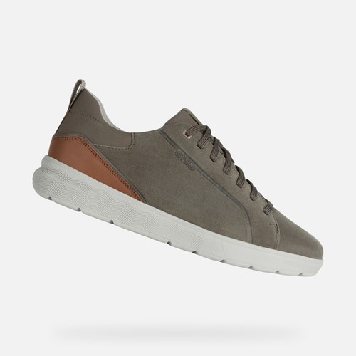 Geox Spherica Ec4 Sneakers Herre Taupe | 78361-TVMH