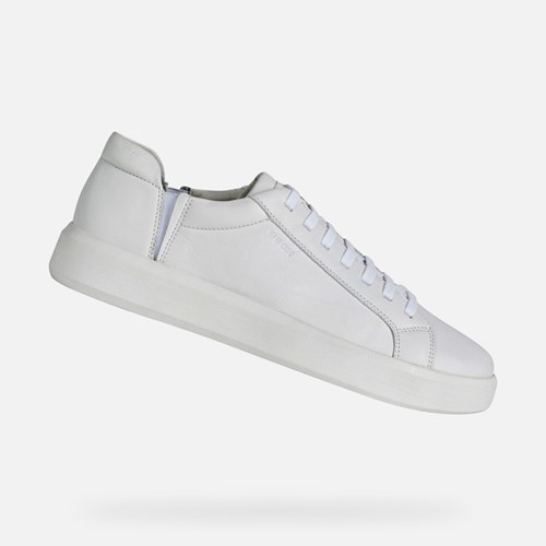 Geox Velletri Sneakers Herre Hvide | 57361-JTZQ